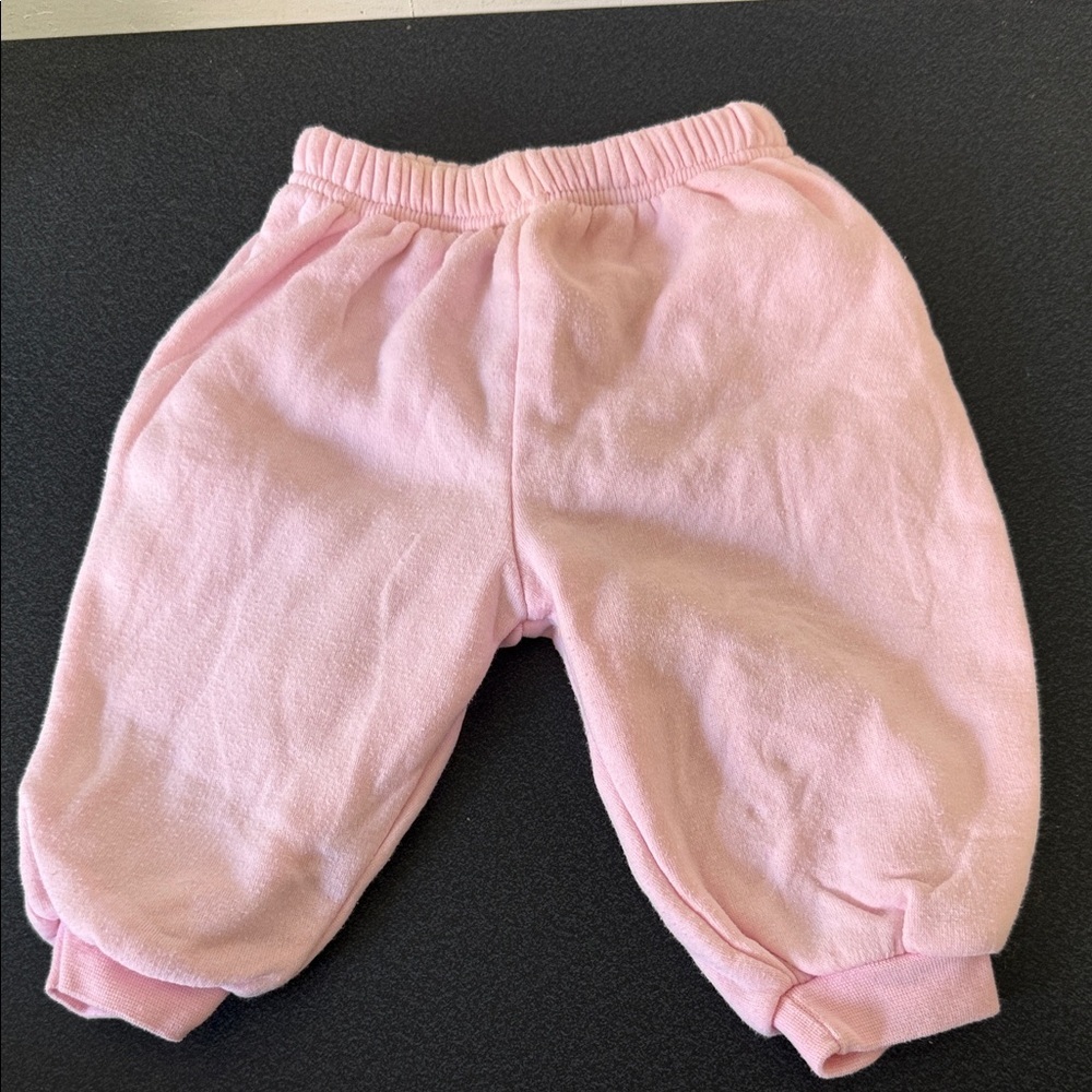 Soft Pink Baby Jogger Pants - Kids Bottoms 80’s